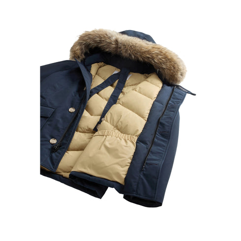 Parka Uomo Artic Anorak, con pelliccia rimovibile sul cappuccio e spallacci interni